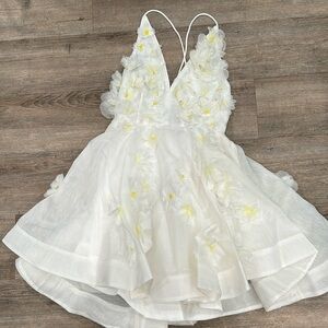 Zimmermann MATCHMAKER DAISY MINI DRESS